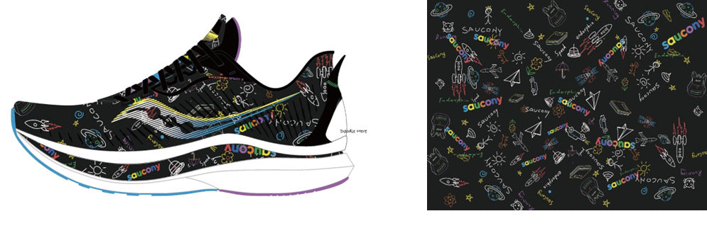 Giày chạy bộ Nam Saucony Endorphin Speed 2 - Đen (Black/Multi)