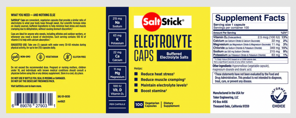 Salt Stick : 4 Capsules Packet