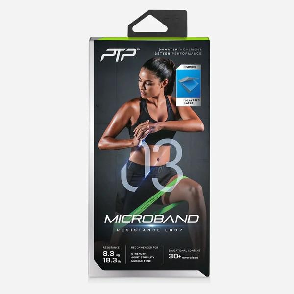 Băng tập đàn hồi PTP Microband Medium - Xanh (Green)