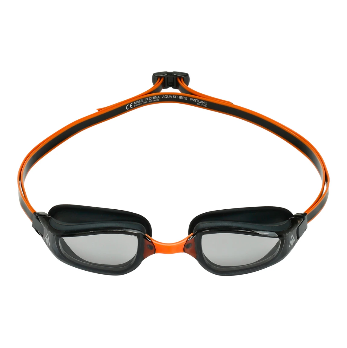 Kính bơi Aqua Sphere Fastlane - Dark Grey/Orange:Smoke Lens