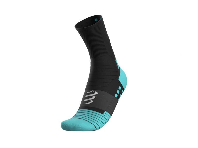 Tất chạy bộ Compressport Pro Marathon Socks - Đen (Black)