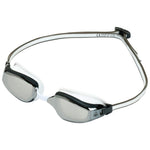 Aqua Sphere Fastlane - White/Grey:Silver Titanium Mirrored