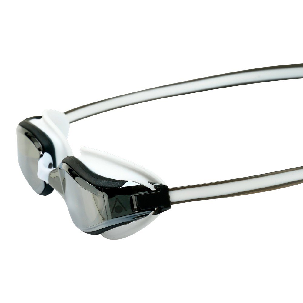 Aqua Sphere Fastlane - White/Grey:Silver Titanium Mirrored