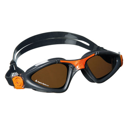 Kính bơi Aqua Sphere Kayenne Goggles - Gray/Orange:Brown Polarized Lens