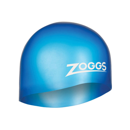 Nón bơi người lớn Zoggs Easy Fit - Xanh (Blue)