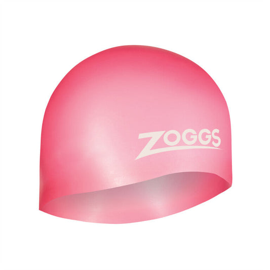 Nón bơi người lớn Zoggs Easy Fit - Hồng (Pink)