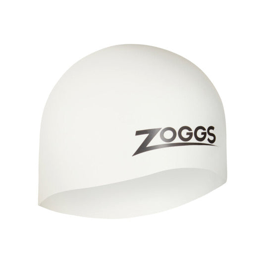 Nón bơi người lớn Zoggs Easy Fit - Trắng (White)