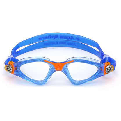 Kính bơi Aqua Sphere Kayenne Junior - Blue/Orange:Clear Lens