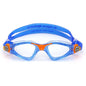 Kính bơi Aqua Sphere Kayenne Junior - Blue/Orange:Clear Lens