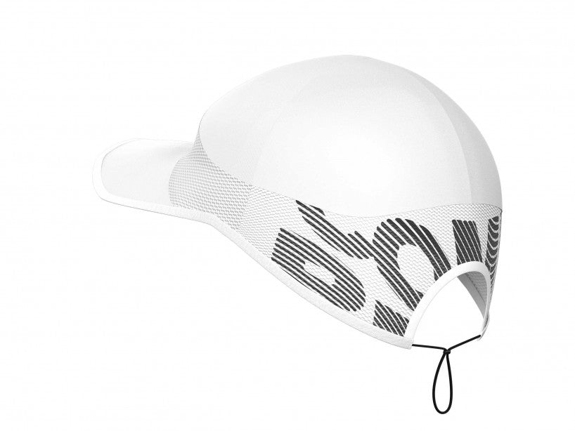 Mũ chạy bộ Compressport Unisex's Pro Racing Cap - Trắng (White)