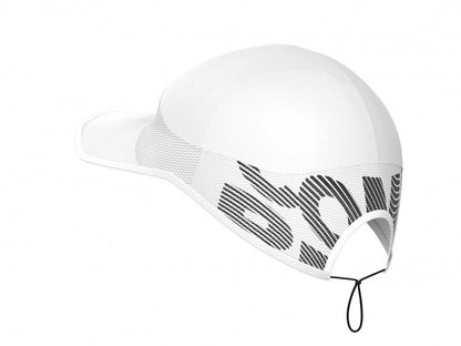 Mũ chạy bộ Compressport Unisex's Pro Racing Cap - Trắng (White)