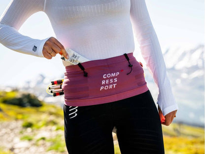 Đai chạy bộ Compressport Unisex Free Belt Pro - Hồng (Deco Rose)