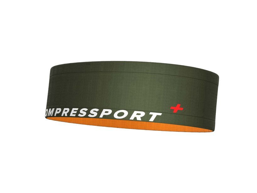 Compressport Free Belt - RF Green/ DK Chedda