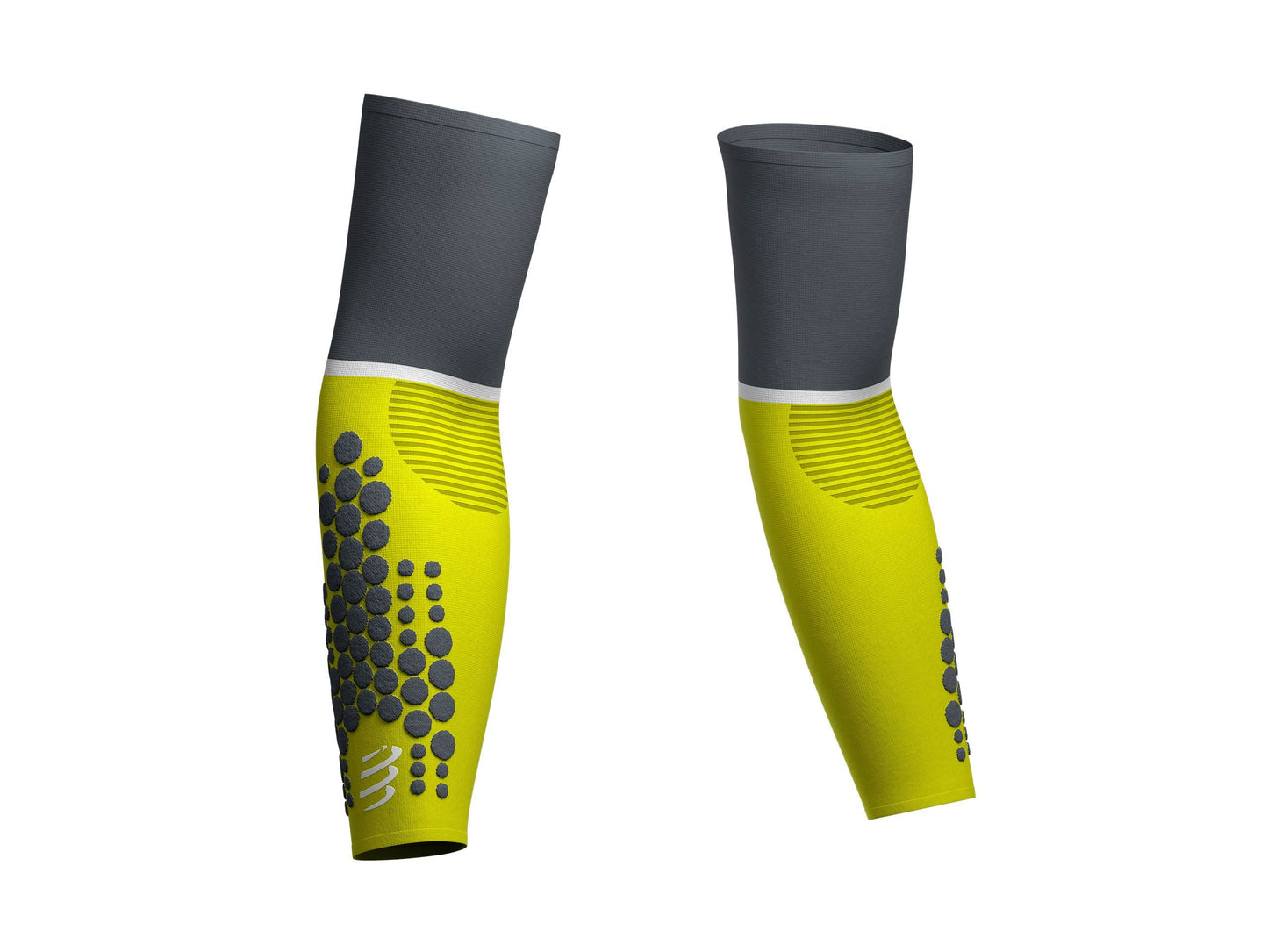 Băng bảo vệ ống tay Compressport Unisex's Arm Force Ultralight - Vàng (Lime/Grey)
