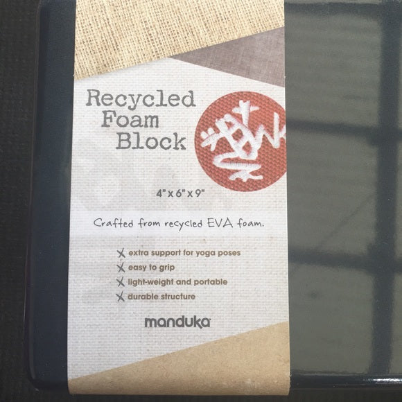 Manduka Recycled Foam Block - Midnight