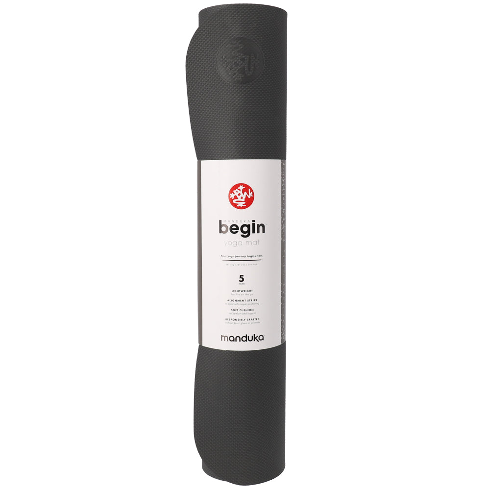 Thảm Manduka Begin Mat 5mm 68'' - Steel Grey