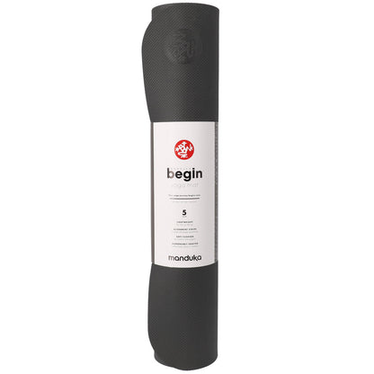 Thảm Manduka Begin Mat 5mm 68'' - Steel Grey