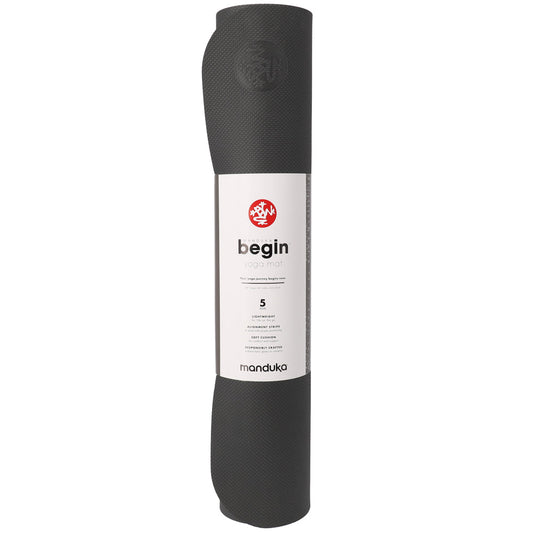 Thảm Manduka Begin Mat 5mm 68'' - Steel Grey