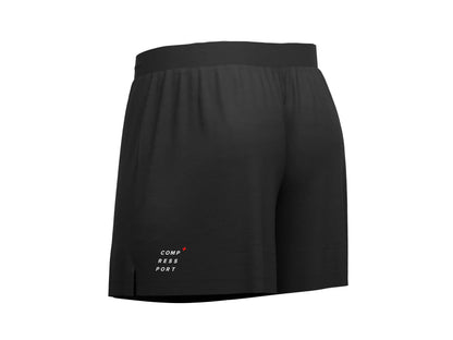 Quần chạy bộ Nam Compressport Performance Short - Đen (Black)