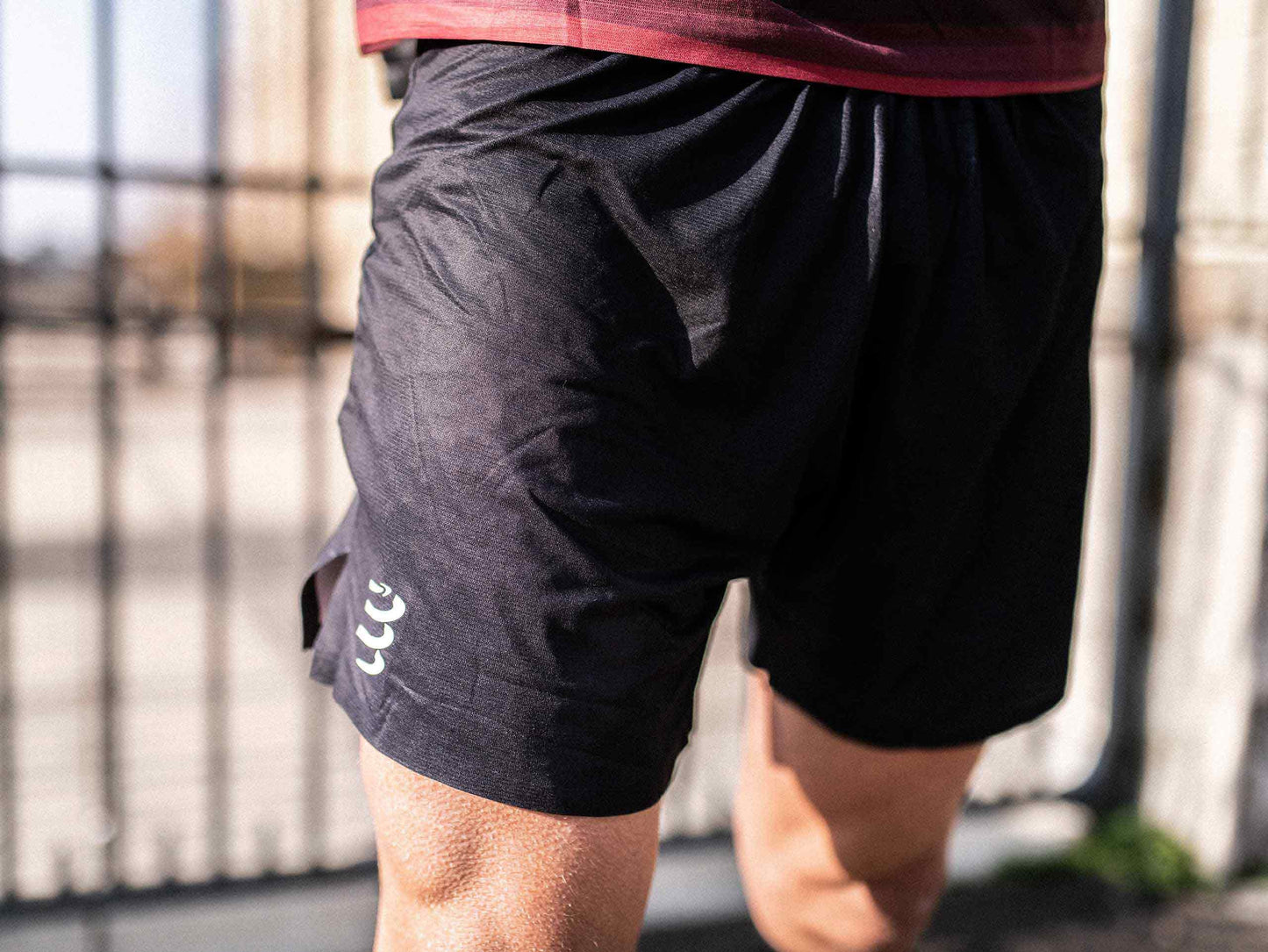 Quần chạy bộ Nam Compressport Performance Short - Đen (Black)