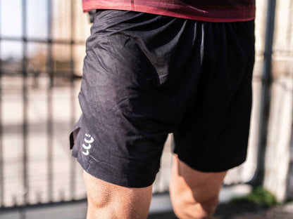 Quần chạy bộ Nam Compressport Performance Short - Đen (Black)