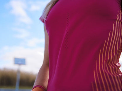 Áo chạy bộ Nữ Compessport Performance SS Tshirt - Hồng (Jazzy/Bird)
