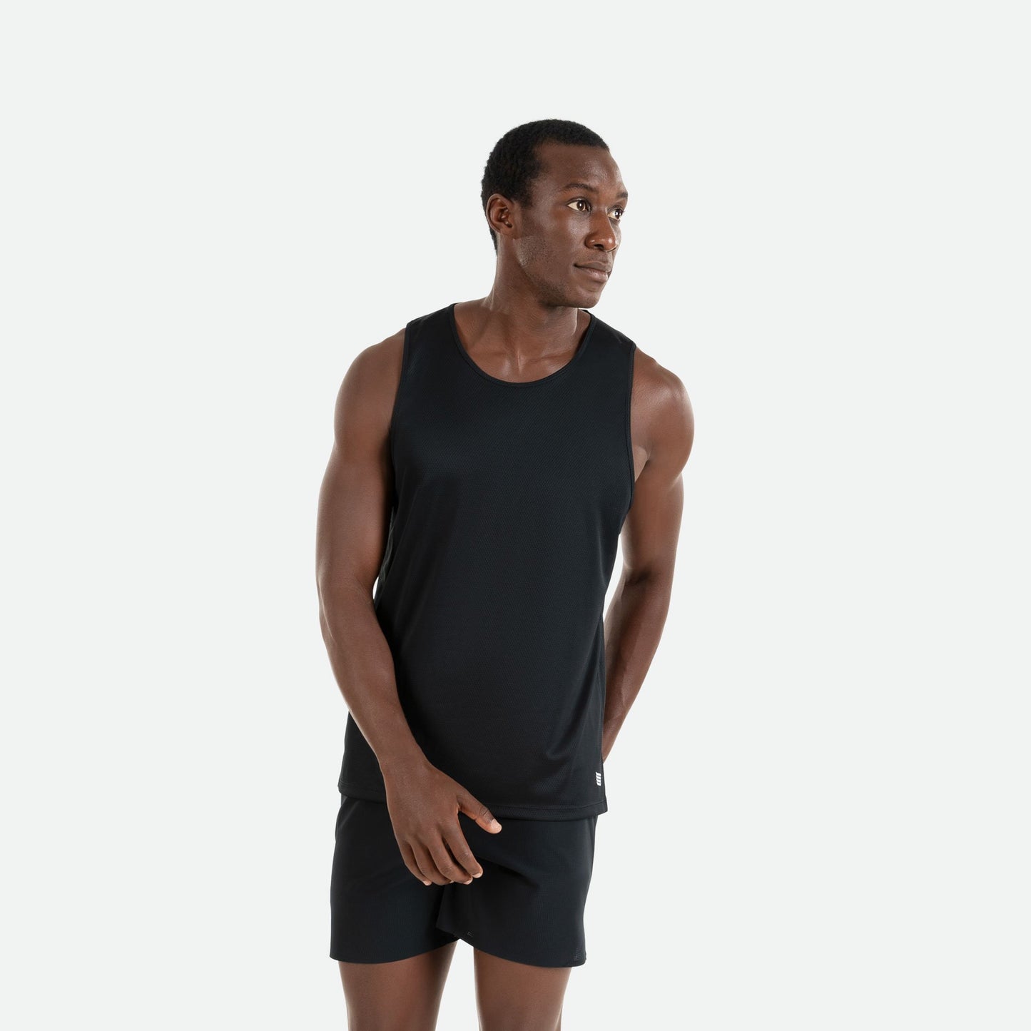 Áo Chạy Bộ Nam Pressio Hapai Singlet - Đen (Black)