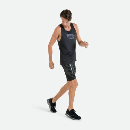 Quần bó cơ nam Pressio Power Run Compression Short - Đen (Black)