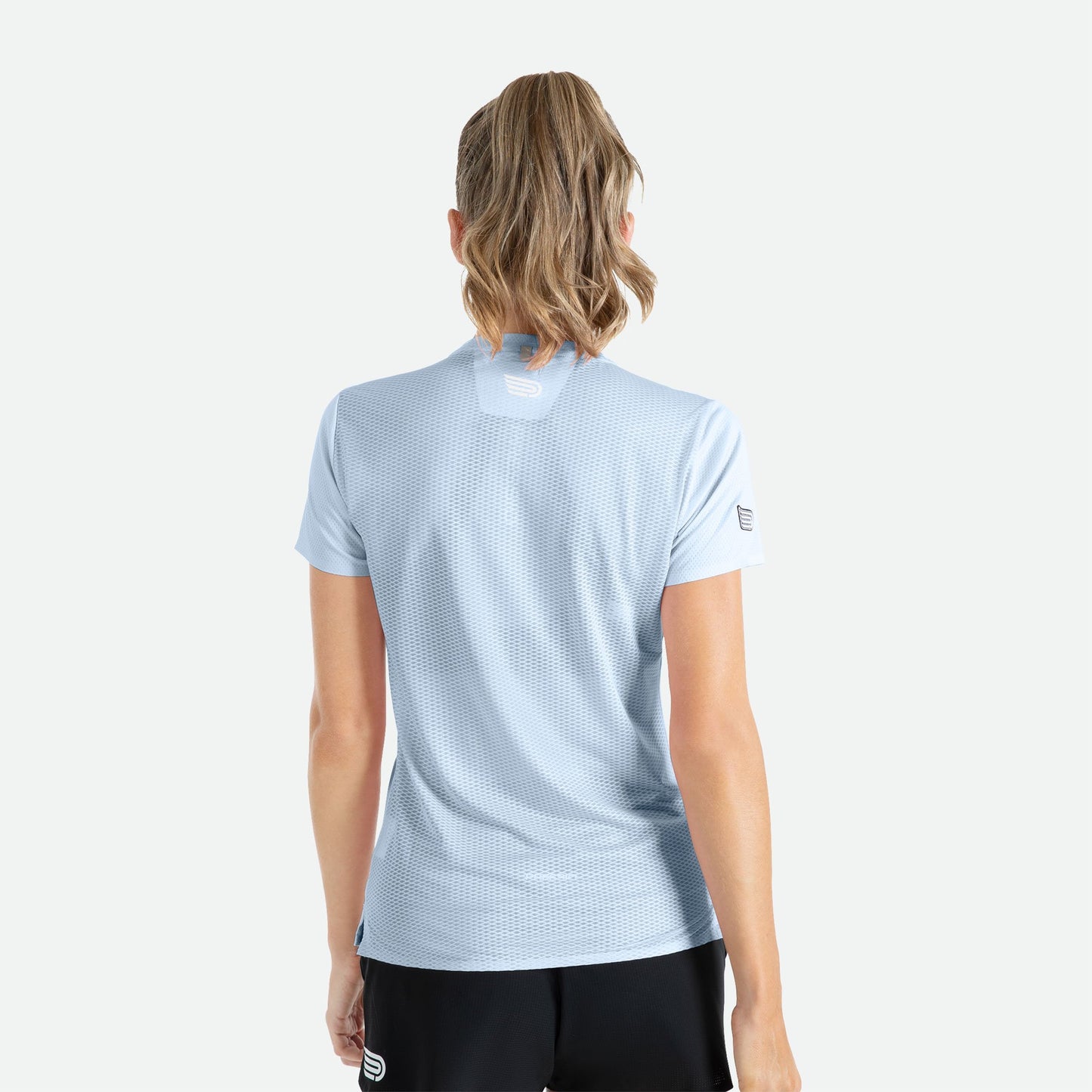 Áo chạy bộ Nữ Pressio Ārahi Tee - Xanh (Blue)