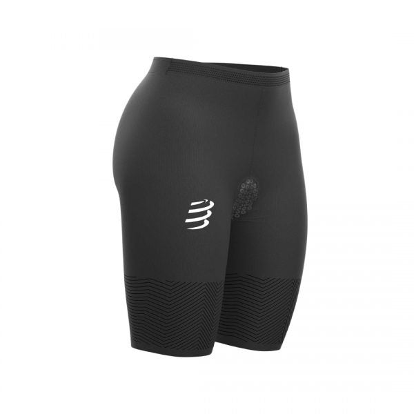 Quần ba môn Nữ Compressport Tri Under Control Short - Đen (Black)