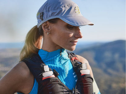 Mũ Compressport Unisex's Pro Racing Cap - Alloy/Lime