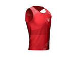 Áo chạy bộ Nam Compressport Men's Pro Racing Singlet - Đỏ (Red/White)