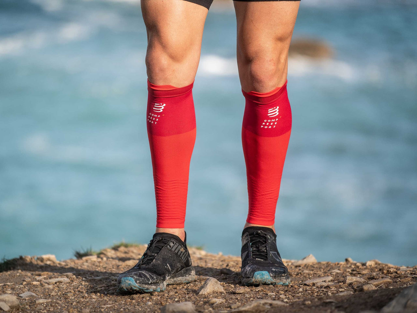Băng bảo vệ bắp chân Compressport Calf Sleeves R2 3.0 Socks - Đỏ (Red)