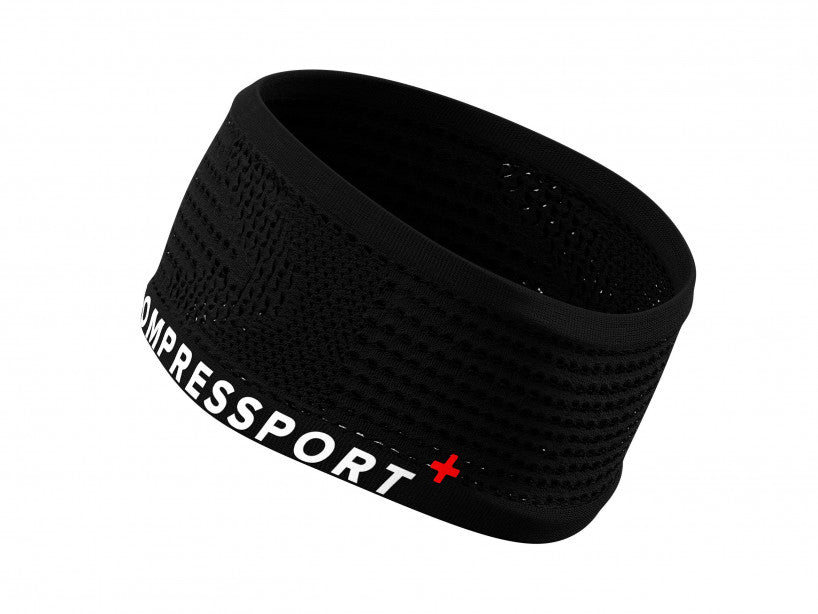 Compressport Unisex Headband ON/OFF Black - CU00009B_990_0TU