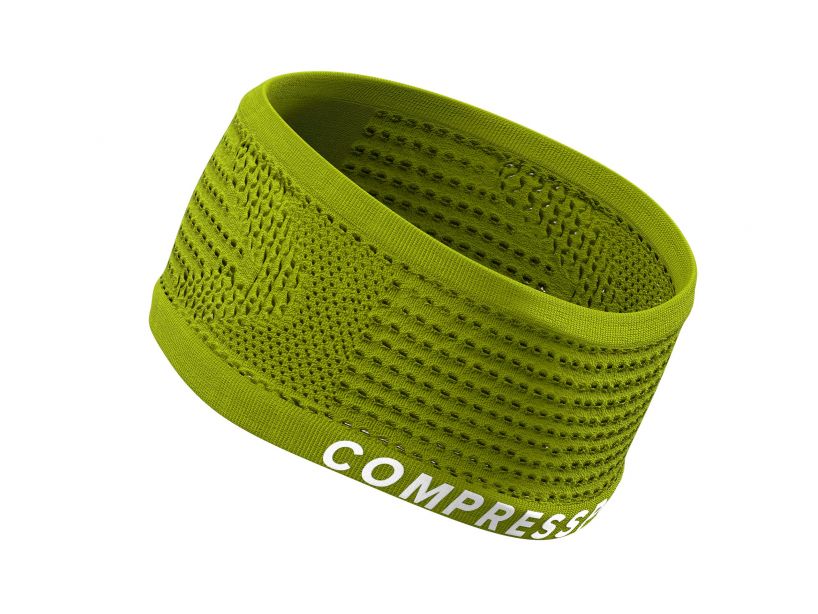 Compressport Unisex Headband ON/OFF Lime - CU00009B_605_0TU