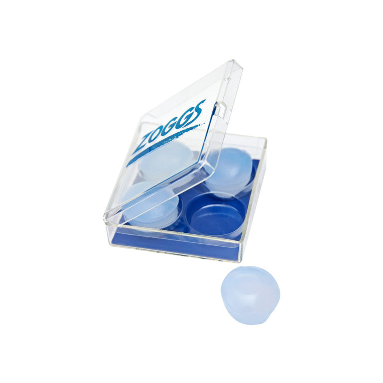 Nút bịt tai bơi Zoggs Silicone Ear Plugs - Trắng (Clear)