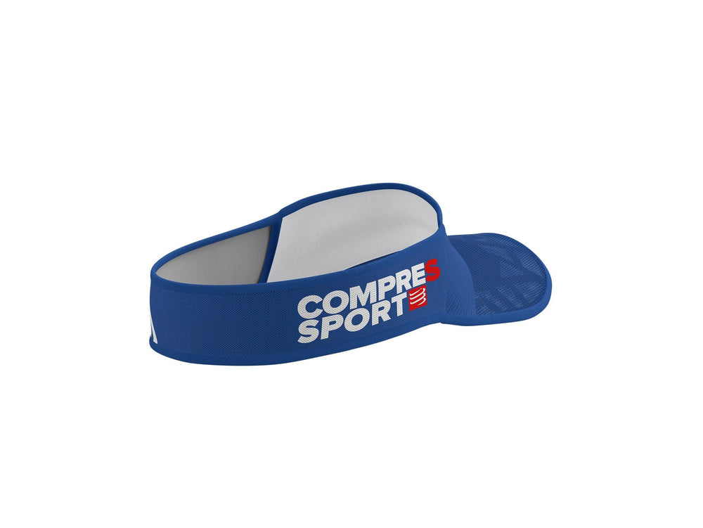 Compressport Unisex's Spiderweb Ultralight Visor - Sodalite/White