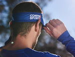 Compressport Unisex's Spiderweb Ultralight Visor - Sodalite/White