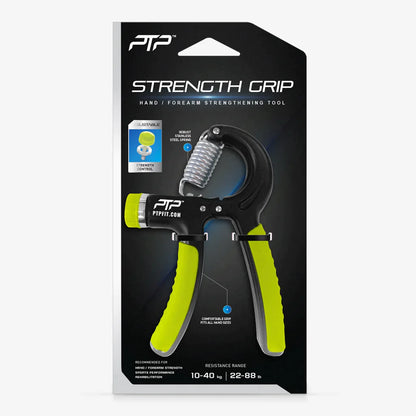 Lò Xo Bóp Tập Ngón Tay PTP Strenghth Grip - Black/Lime