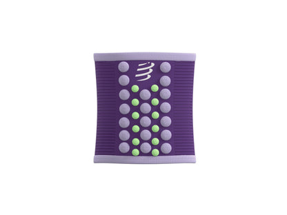 Băng bảo vệ cổ tay Compressport Unisex's Sweatbands 3D.Dots - Tím (Purple/Orchid)