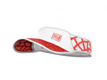 Mũ Compressport Spiderweb Ultralight Visor - Đỏ (White/Red)