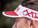 Mũ Compressport Spiderweb Ultralight Visor - Đỏ (White/Red)