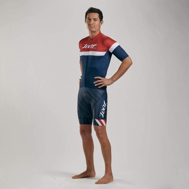 Áo đạp xe Zoot Custom Cycle Aero Jersey - Riviera