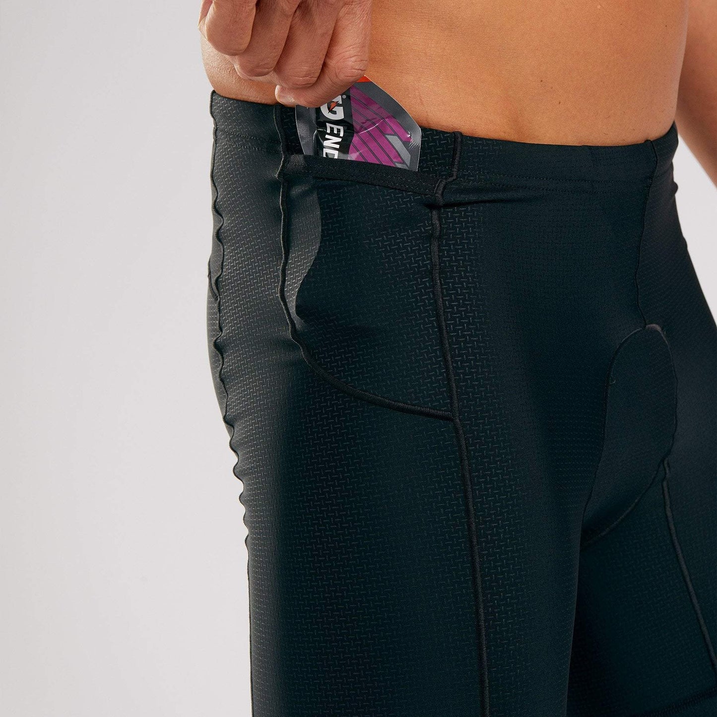 Quần ba môn Nam Zoot Elite Tri 8" Short - Đen (Back)