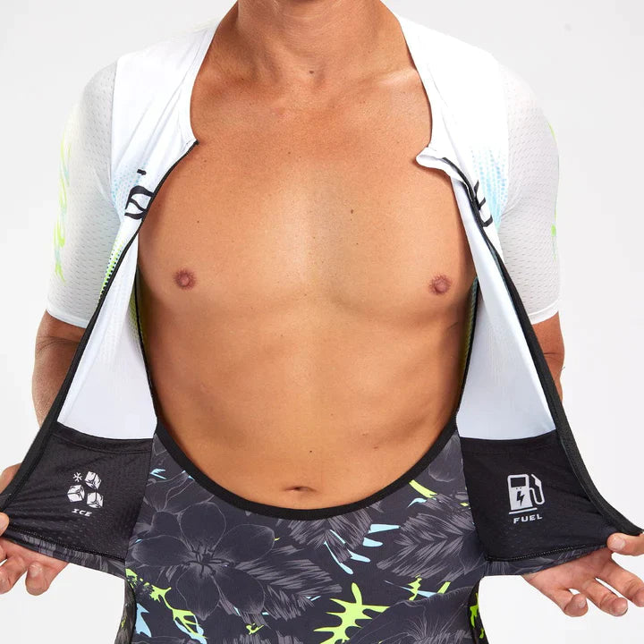 ZOOT Men's LTD Tri AERO FZ Racesuit - LIVE ALOHA